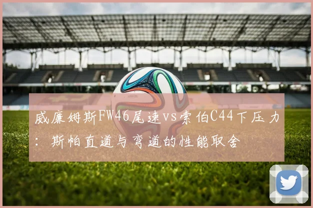 威廉姆斯FW46尾速vs索伯C44下压力：斯帕直道与弯道的性能取舍